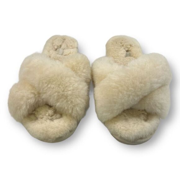 Lamo Serenity Fuzzy Slippers Size 7 - Picture 2 of 5